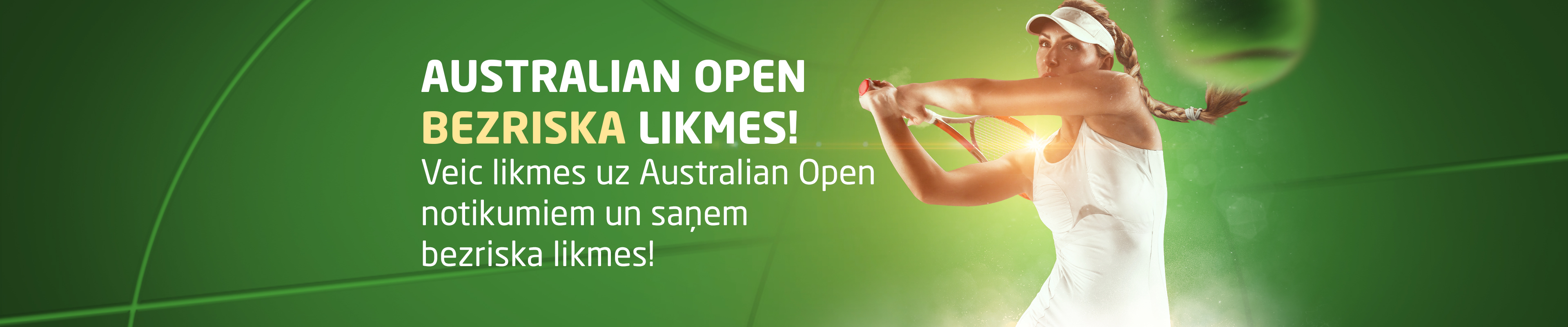 Australian Open bezriska likmes!