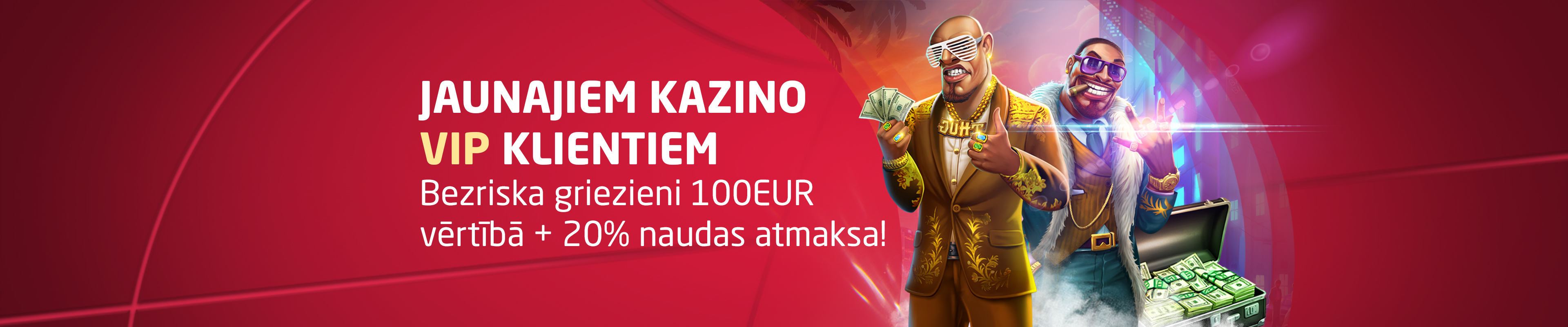 VIP bonuss jaunajiem kazino klientiem